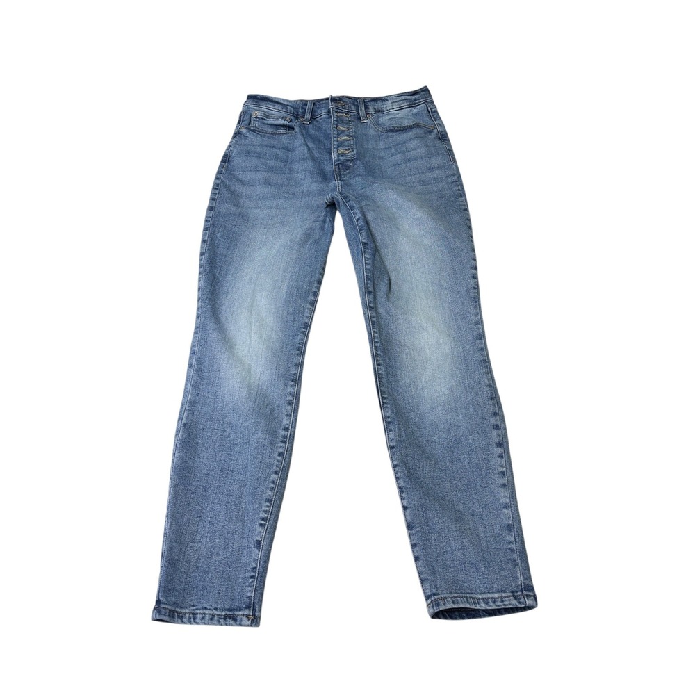 Lucky Brand High Rise Skinny Bridgette Ankle Jeans Blue Wash Fly Size 10 W30 L26